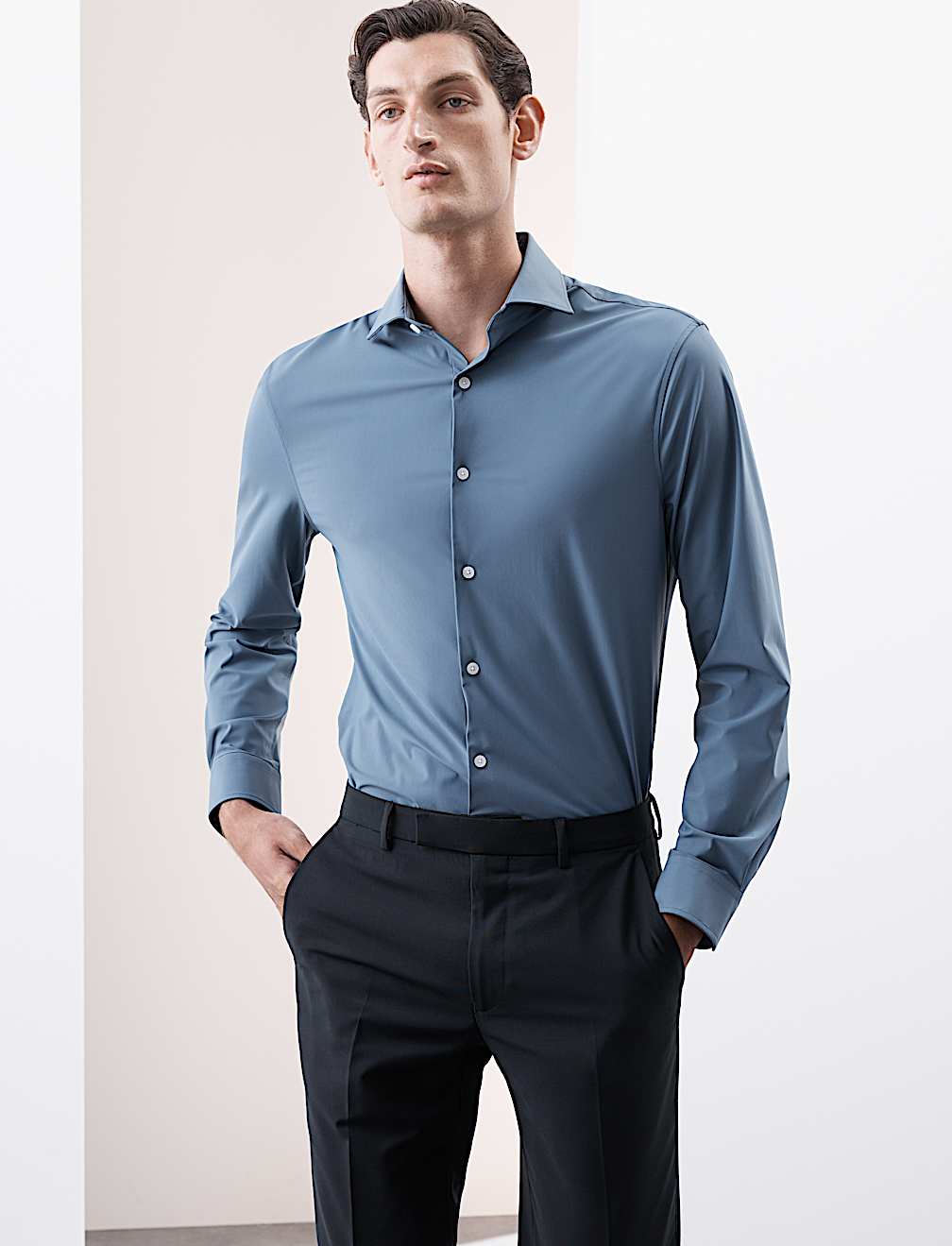 Tailored Fit Stretch Performance Shirt