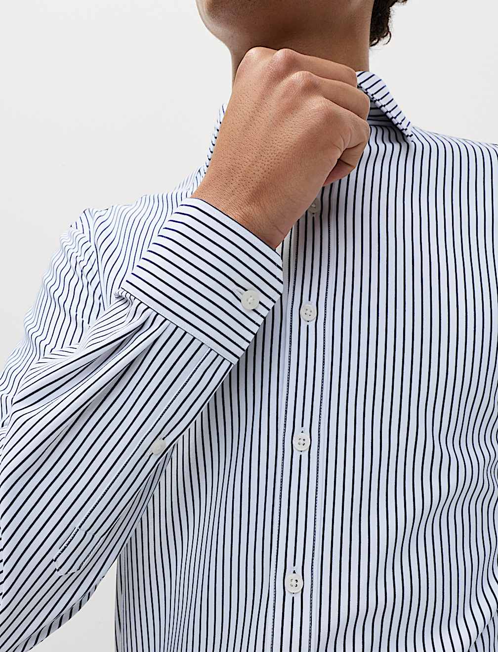 The Ultimate Regular Fit Non Iron Jersey Striped Shirt