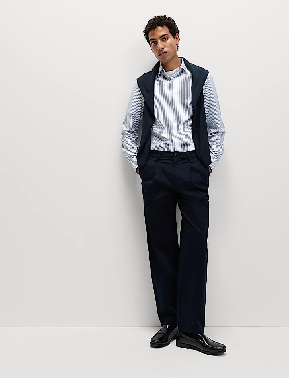 The Ultimate Regular Fit Non Iron Jersey Striped Shirt