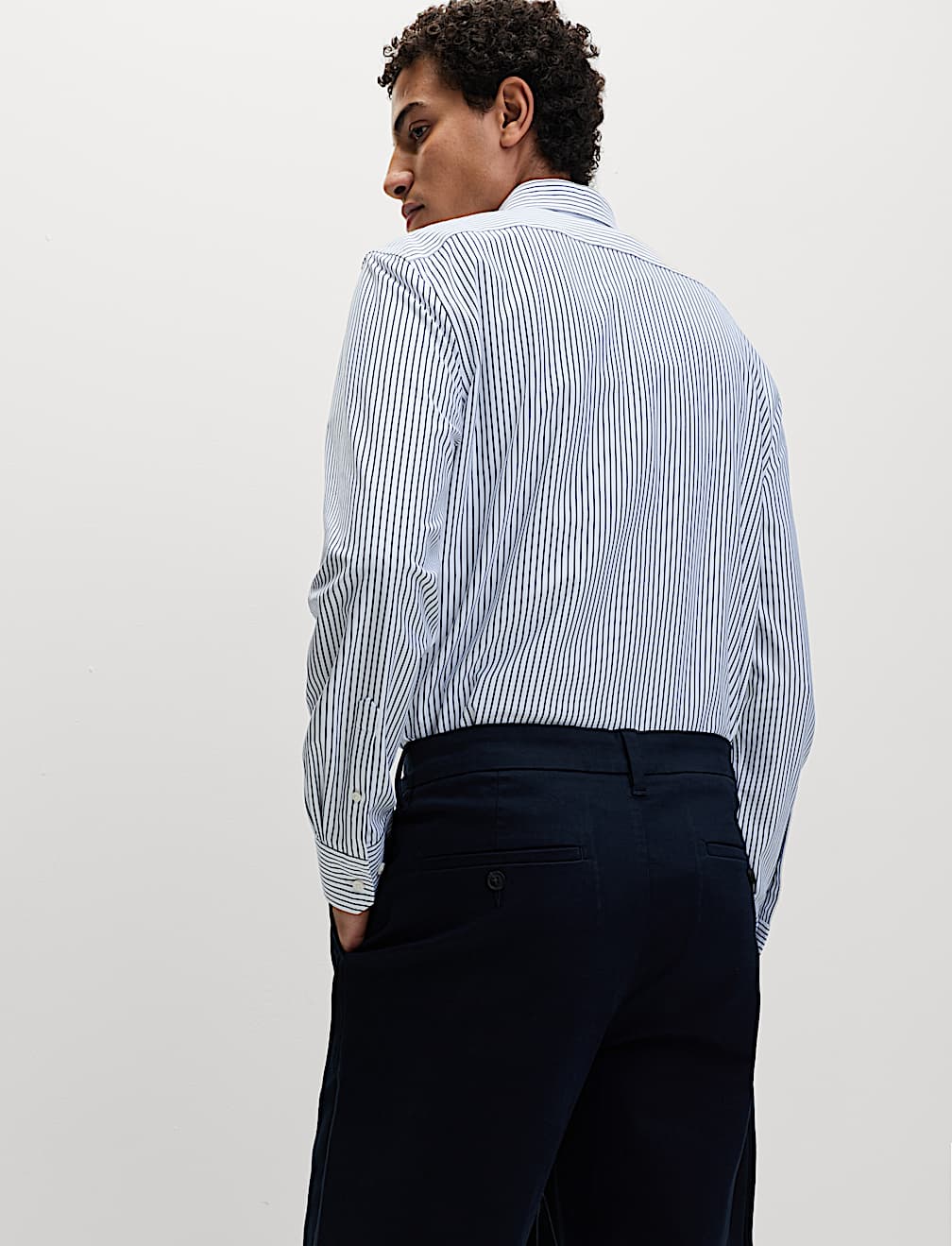 The Ultimate Regular Fit Non Iron Jersey Striped Shirt