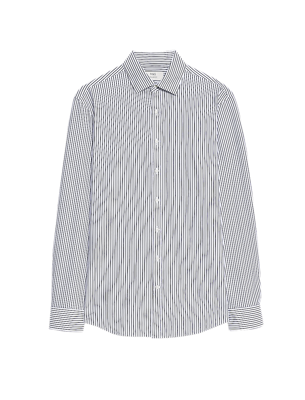 The Ultimate Regular Fit Non Iron Jersey Striped Shirt