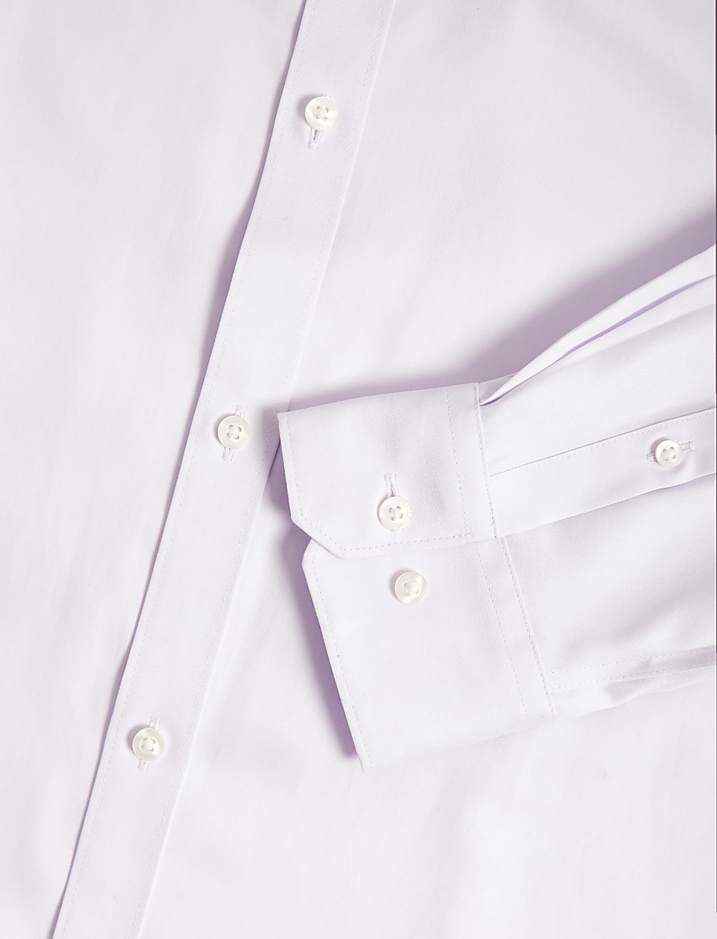 Slim Fit Non Iron Pure Cotton Twill Shirt