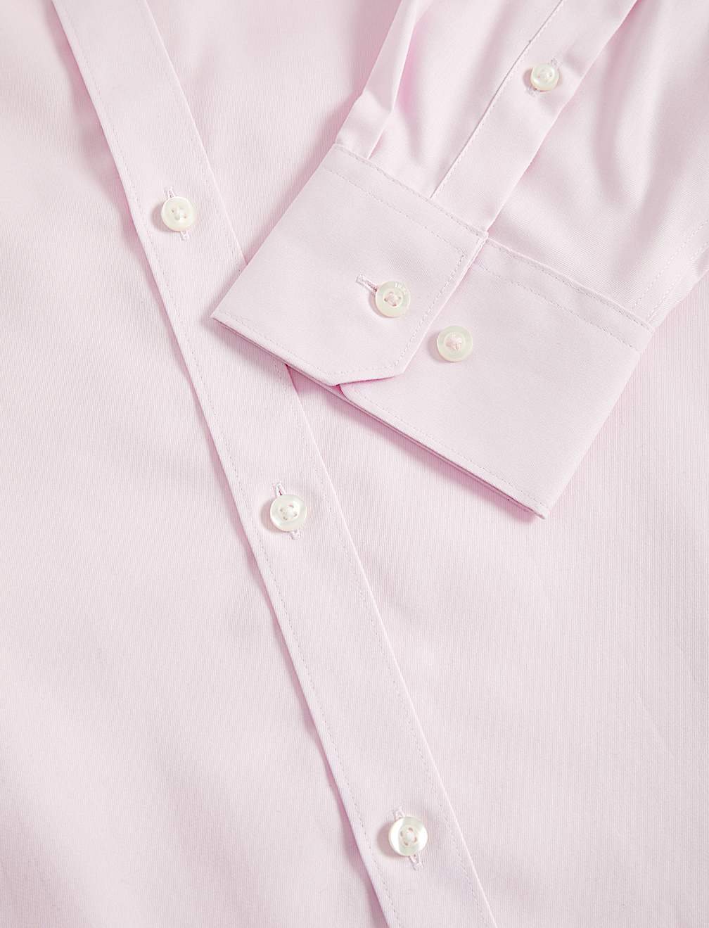 Regular Fit Non Iron Pure Cotton Twill Shirt