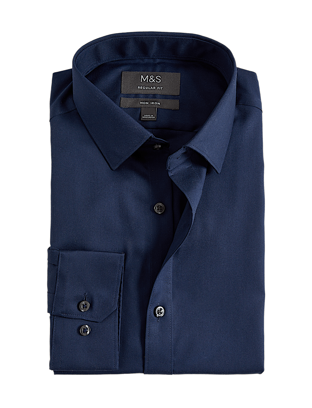 Regular Fit Non Iron Pure Cotton Twill Shirt