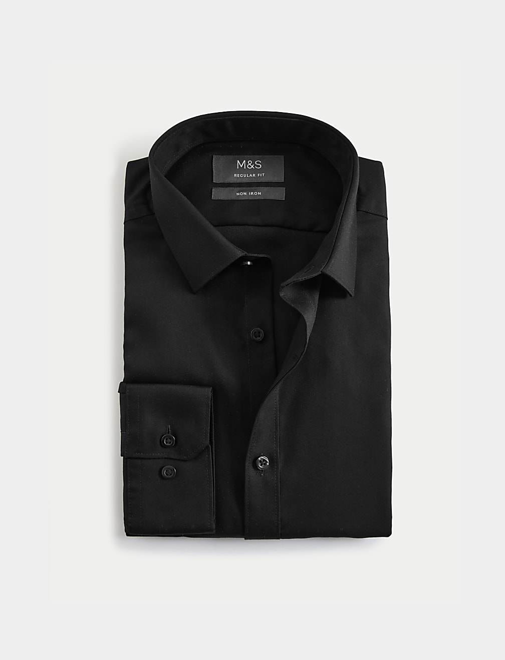 Regular Fit Non Iron Pure Cotton Twill Shirt