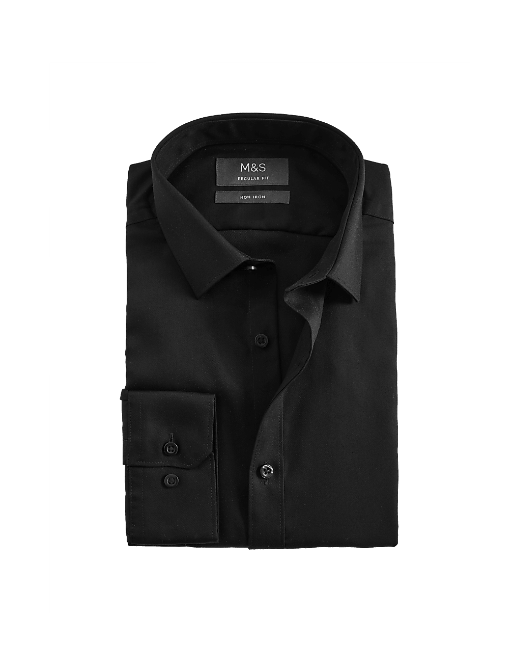 Regular Fit Non Iron Pure Cotton Twill Shirt