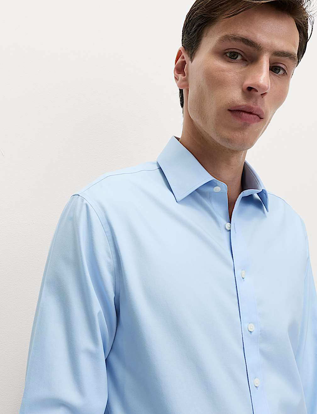 Regular Fit 2 Inch Shorter Ultimate Non Iron Twill Shirt