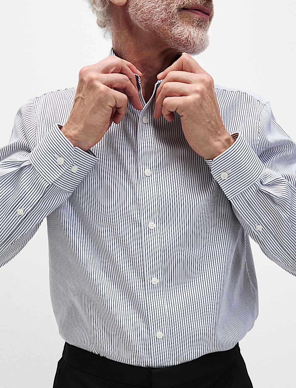 Regular Fit Ultimate Non Iron Cotton Striped Shirt