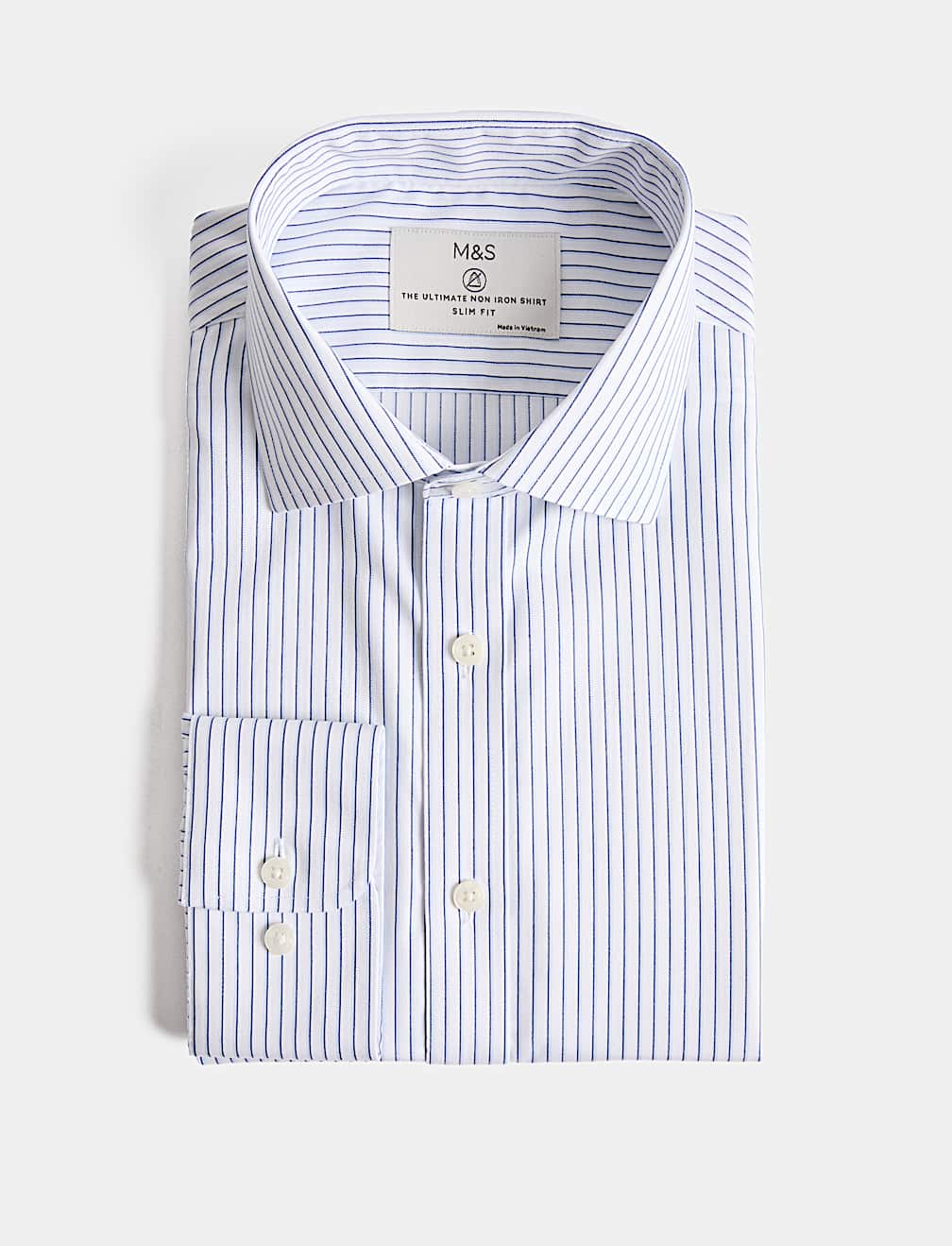 Ultimate Slim Fit Non Iron Striped Shirt