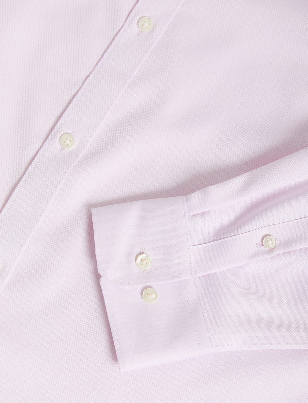 Regular Fit Non Iron Pure Cotton Textured Shirt