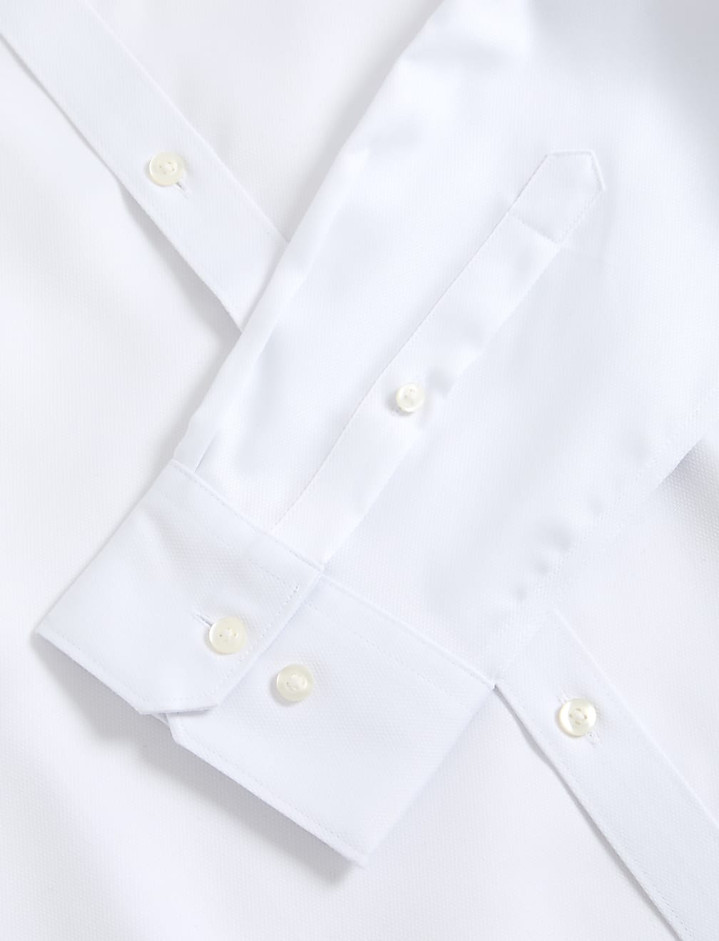 Slim Fit Non Iron Pure Cotton Textured Shirt