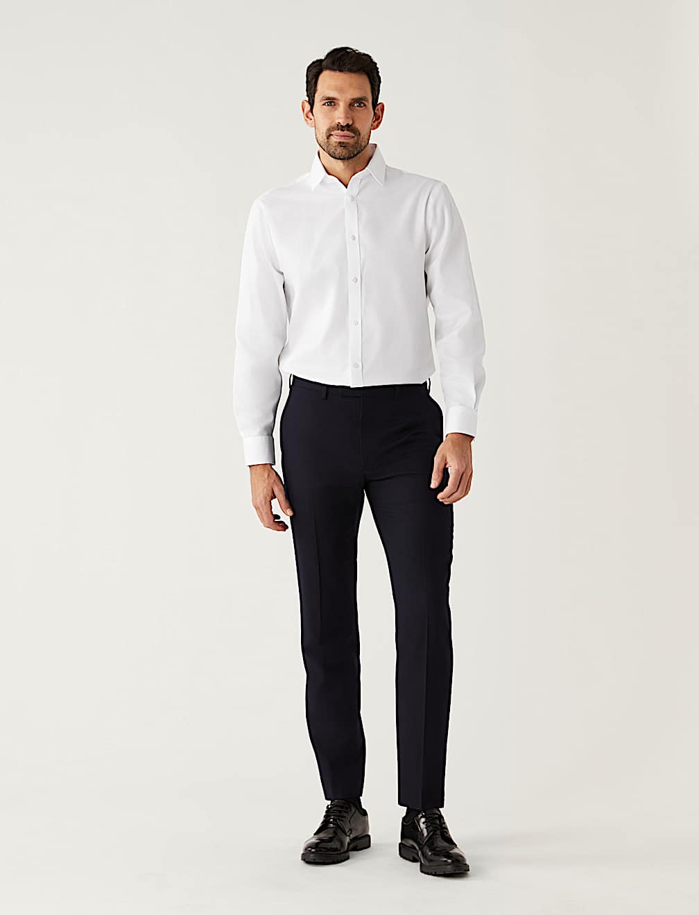 Regular Fit Pure Cotton Textured Shirt