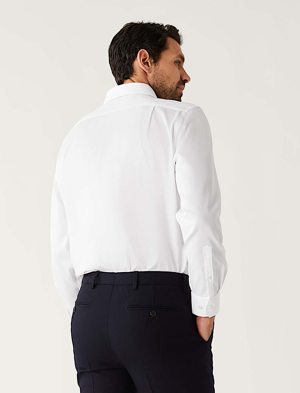 Regular Fit Pure Cotton Textured Shirt