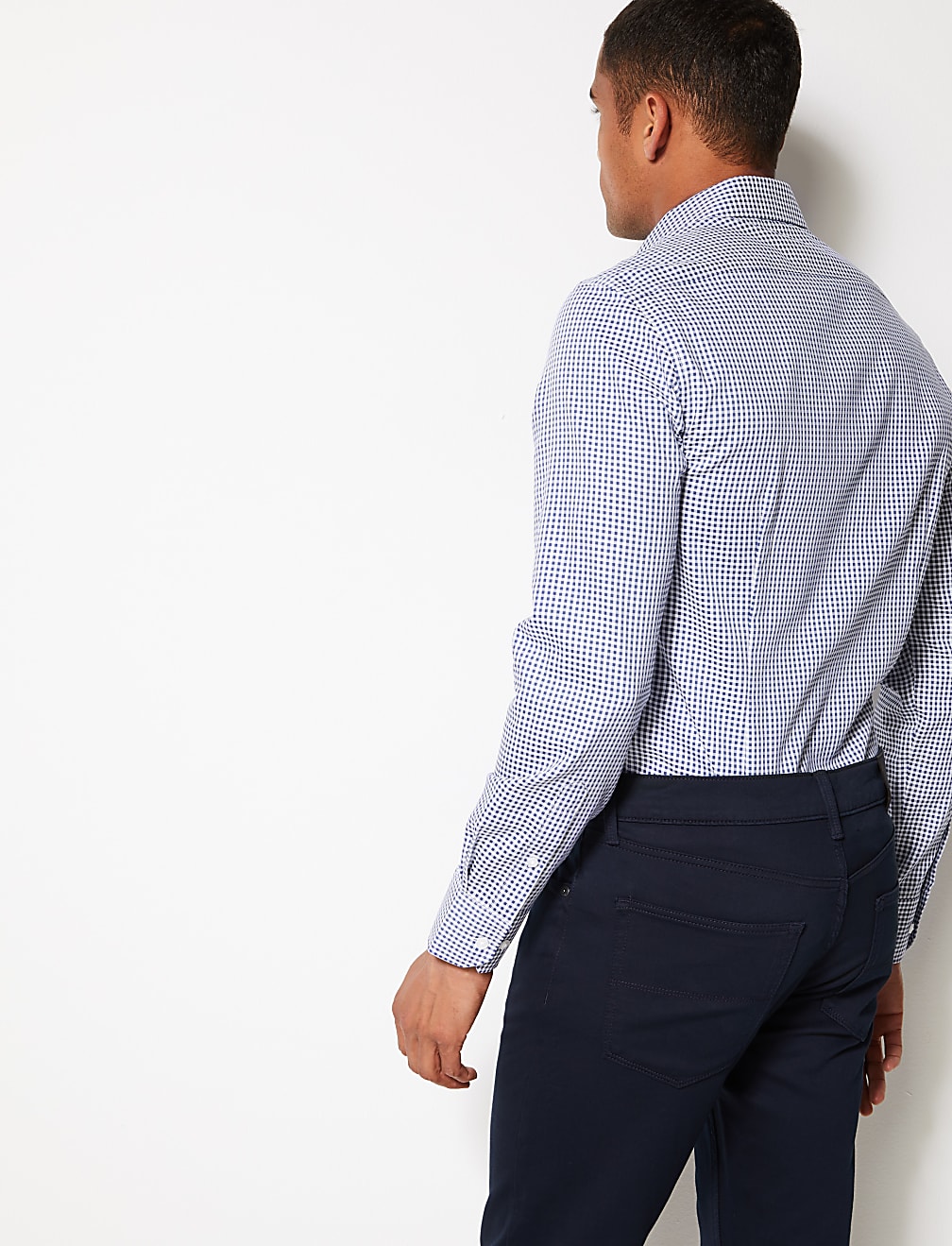 Pure Cotton Non-Iron Slim Fit Shirt