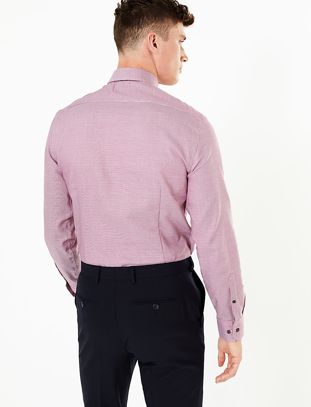 Pure Cotton Non-Iron Slim Fit Shirt