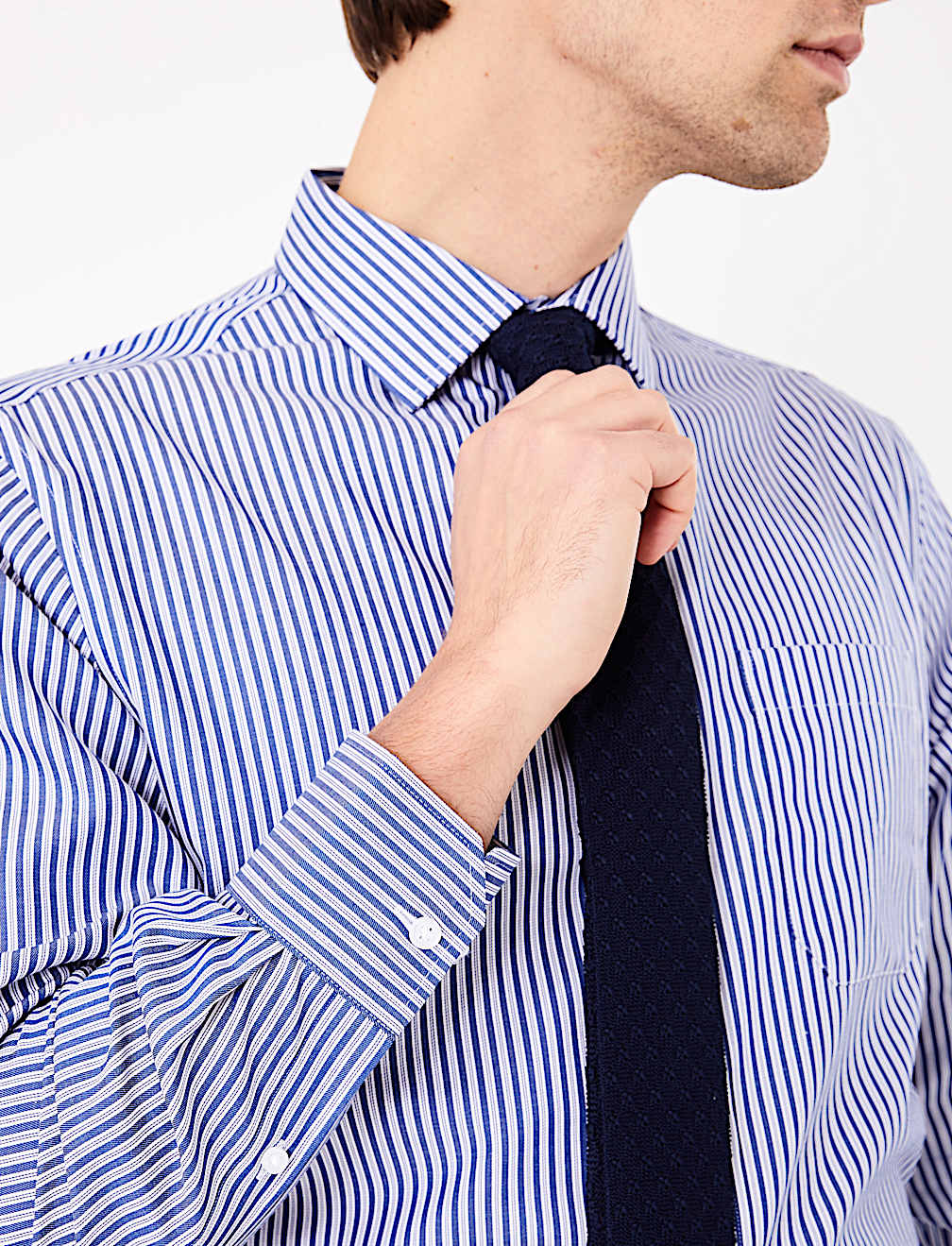 Pure Cotton Regular Fit Striped Shirt