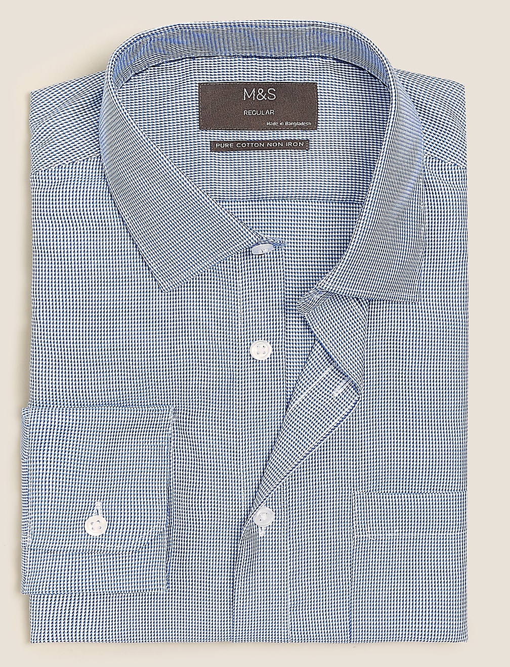 Regular Fit Non Iron Pure Cotton Shirt