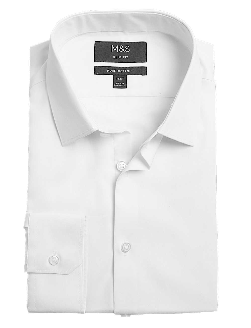 Slim Fit Easy Iron Pure Cotton Shirt