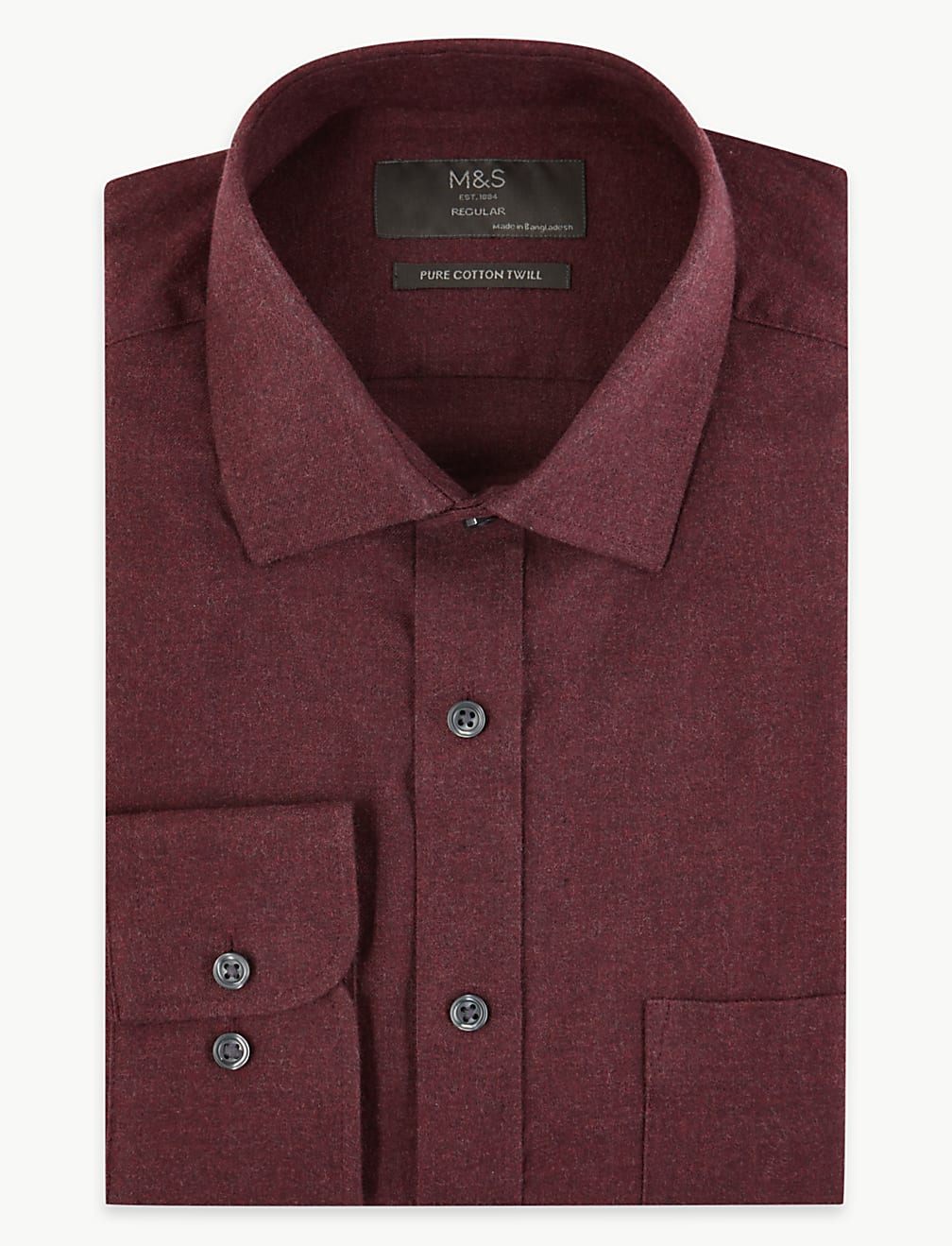 Regular Fit Cotton Twill Shirt