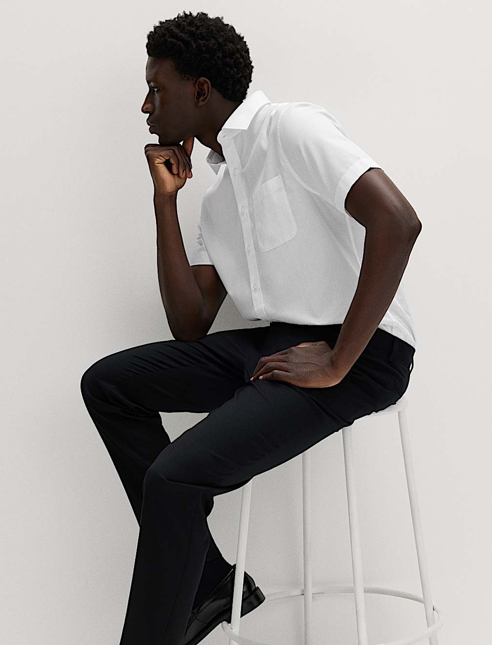 3 Pack Regular Fit Easy Iron Short Sleeve Shirts