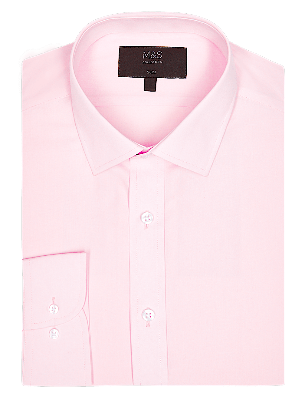 Cotton Blend Slim Fit Shirt
