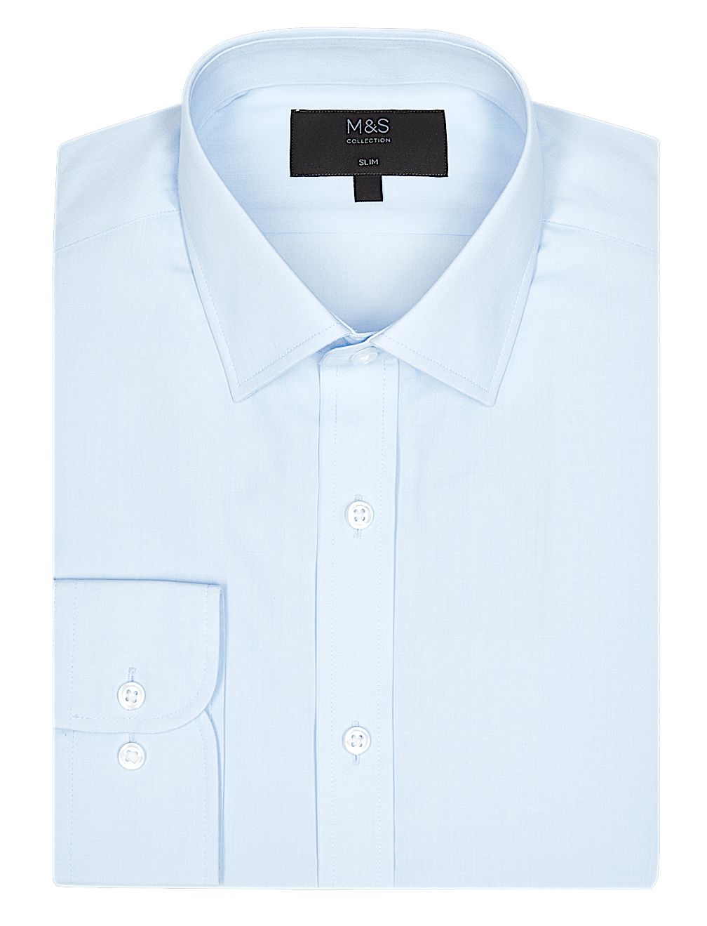 Cotton Blend Slim Fit Shirt