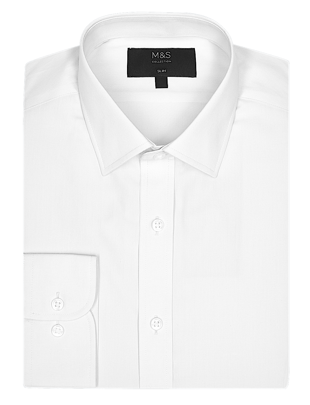 Cotton Blend Slim Fit Shirt