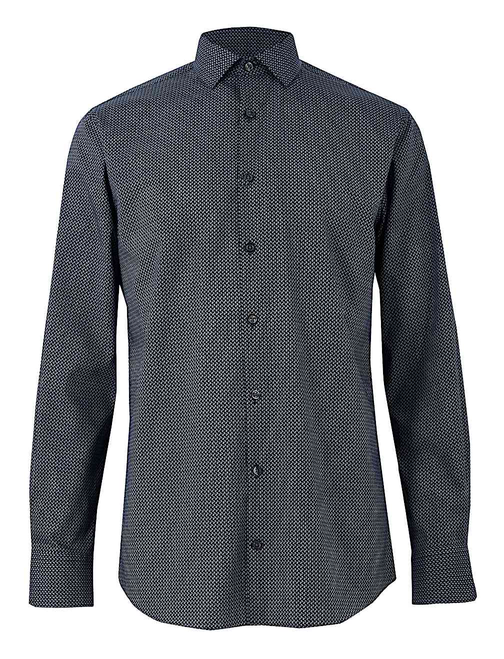 Cotton Blend Skinny Fit Shirt