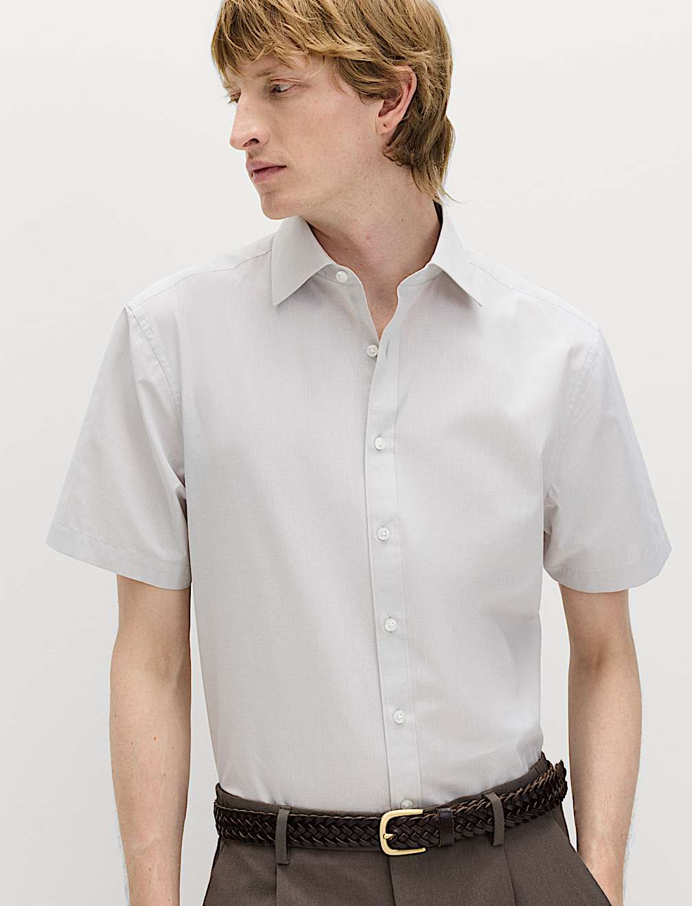 2pk Regular Fit Easy Iron Check Shirts