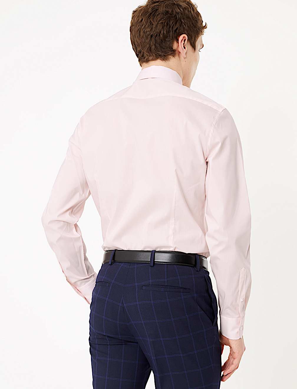 Slim Fit Cotton Shirt with Stretch