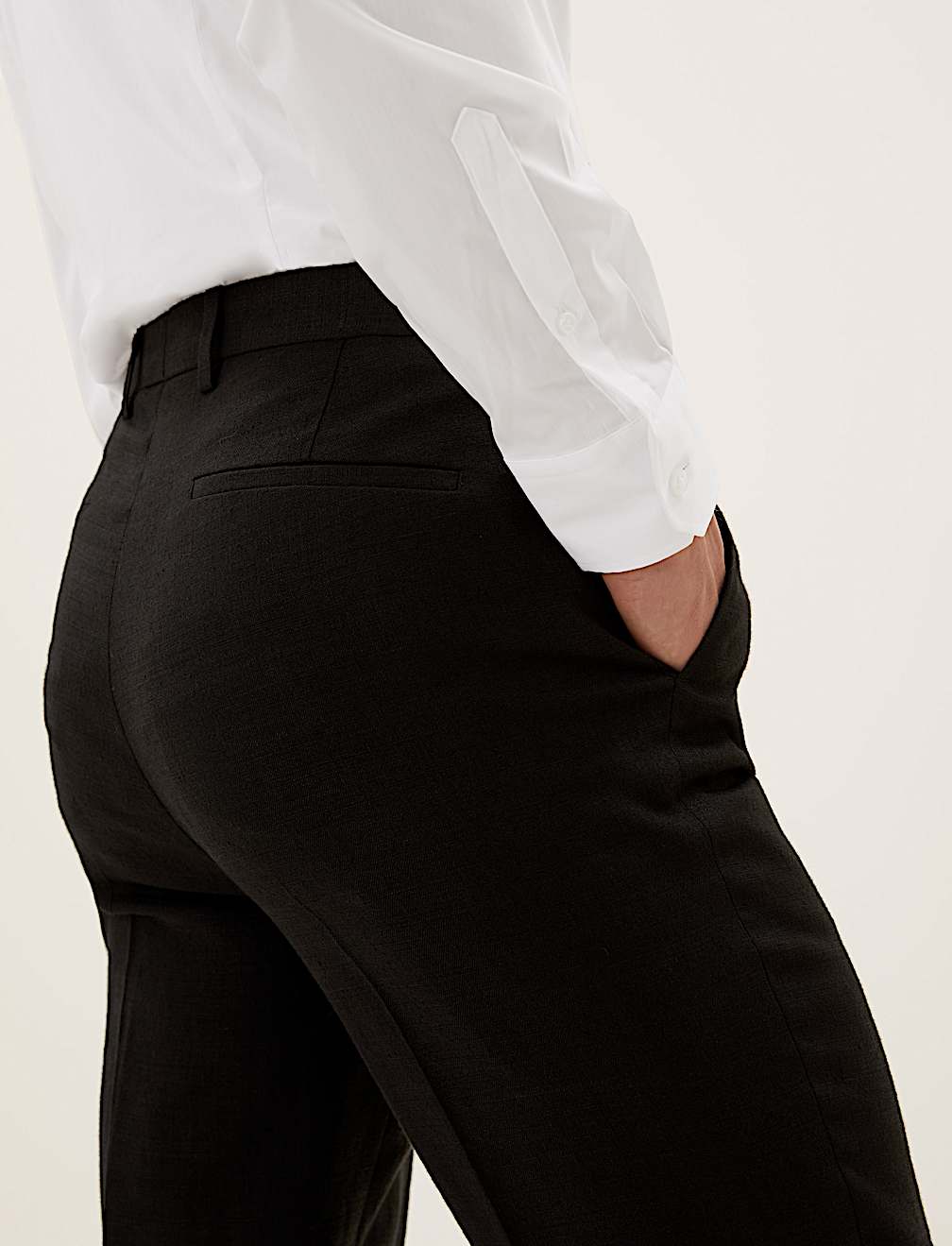 Slim Fit Cotton Shirt with Stretch
