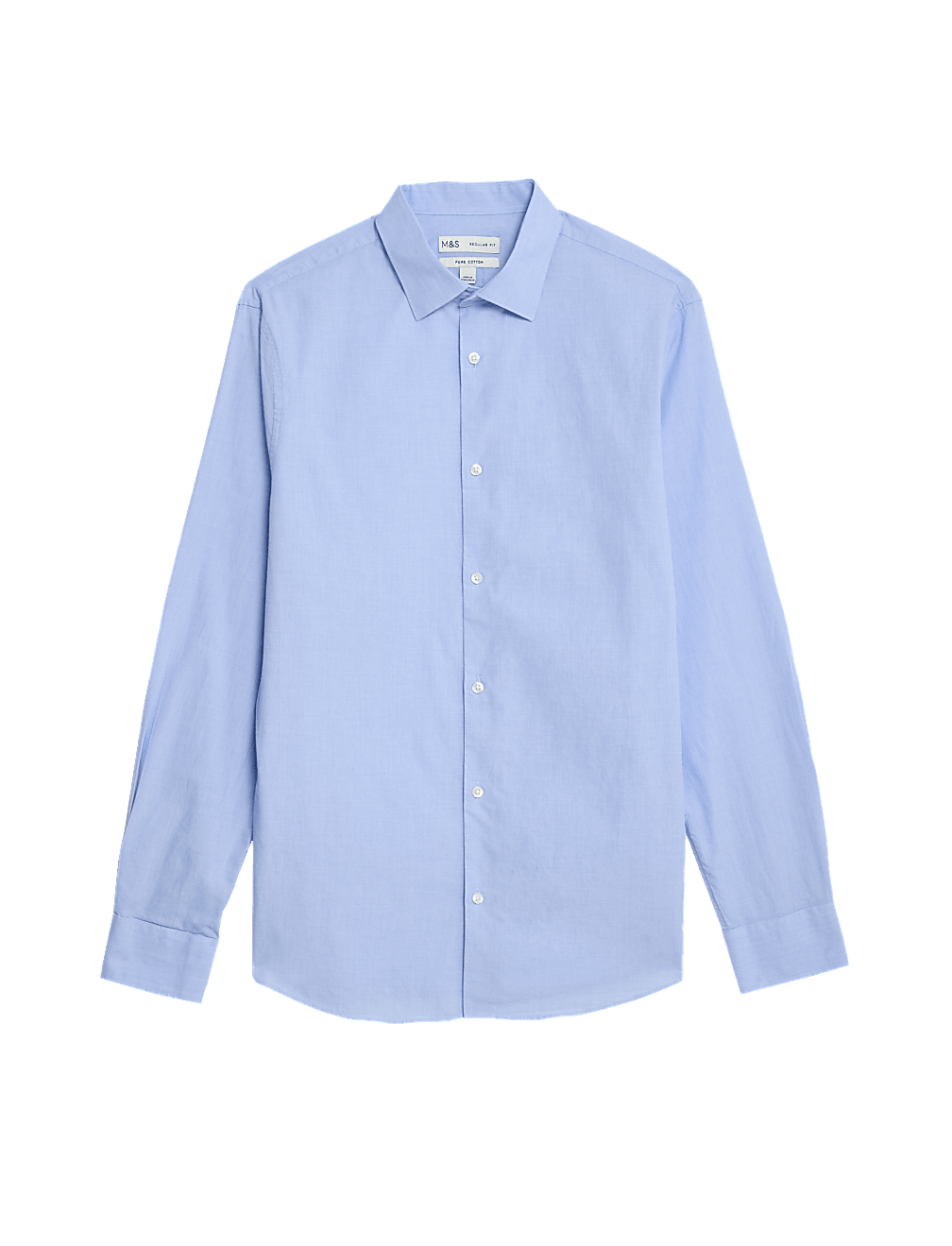 Regular Fit Pure Cotton Textured Shirt