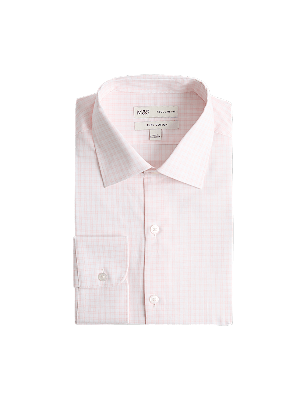 Regular Fit Pure Cotton Check Shirt
