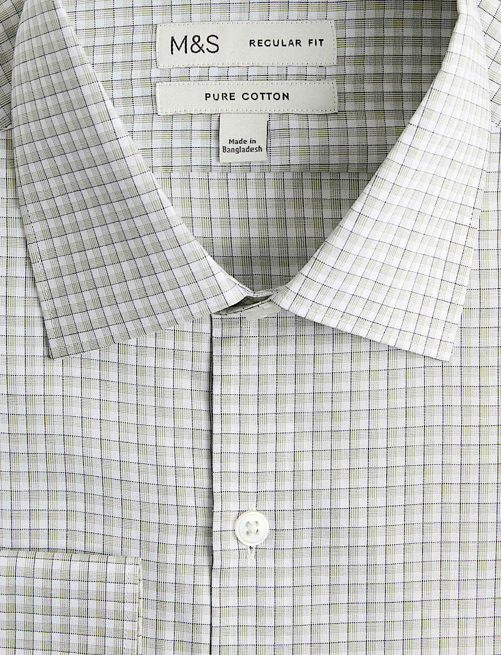 Regular Fit Pure Cotton Check Shirt