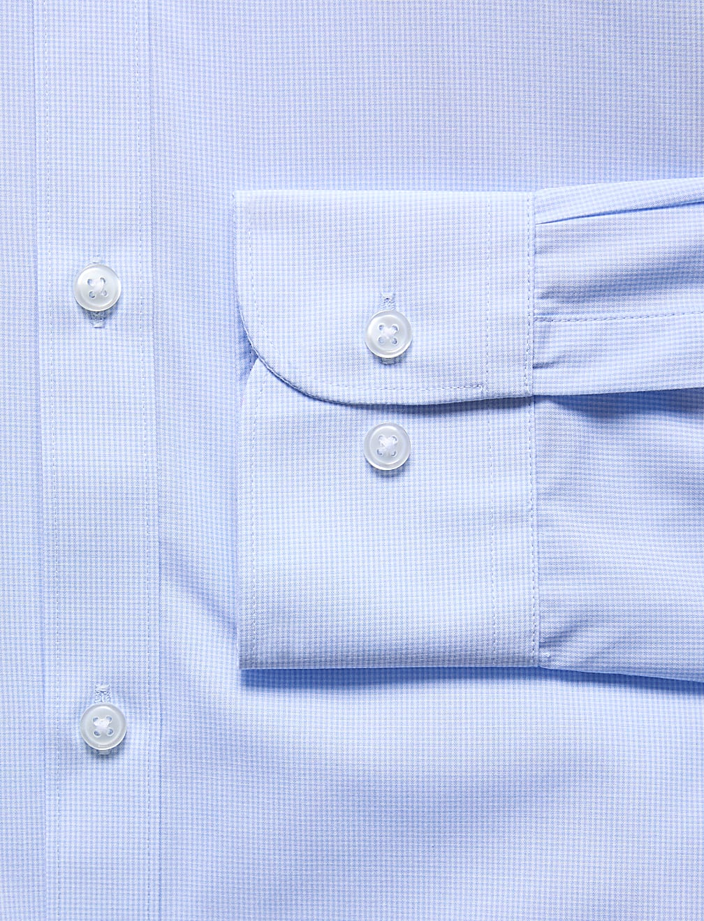 Regular Easy Iron Cotton Blend Striped Shirt