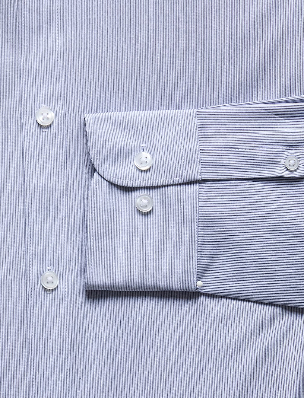 Regular Easy Iron Cotton Blend Striped Shirt