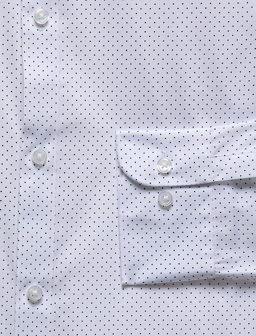 Regular Easy Iron Cotton Blend Striped Shirt