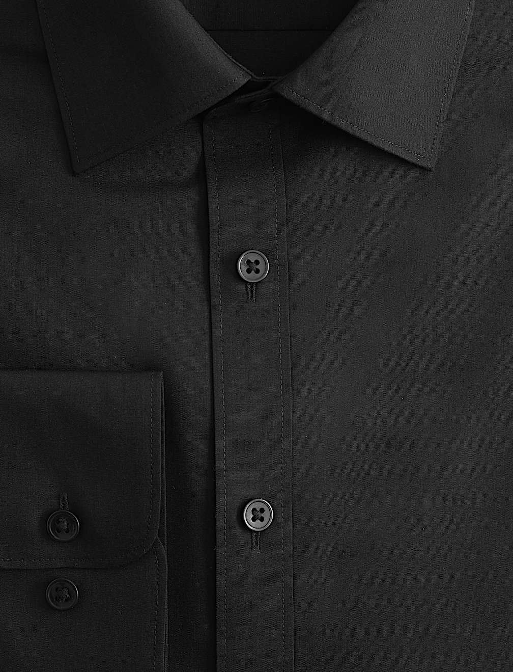 Slim Fit Easy Iron Cotton Blend Shirt