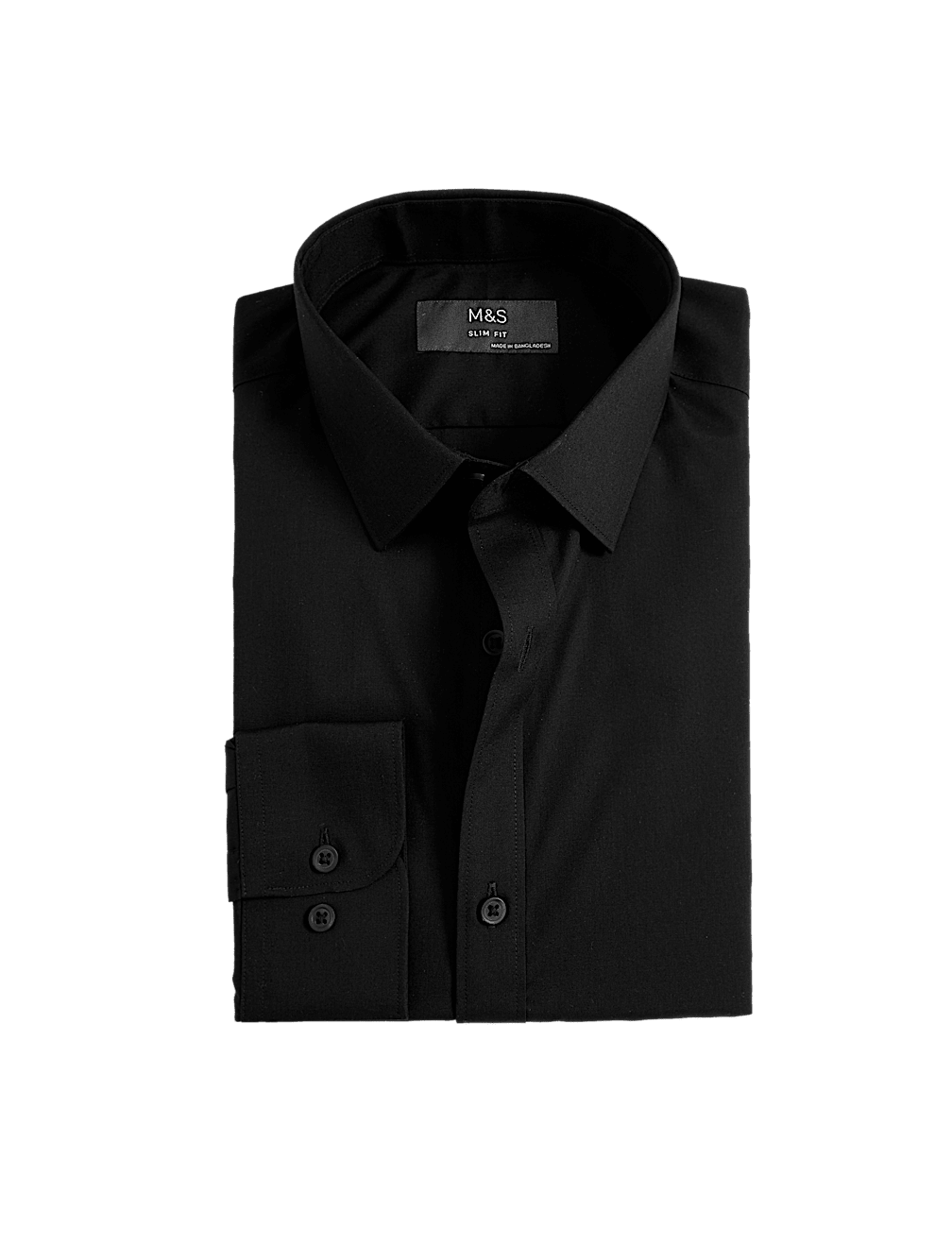 Slim Fit Easy Iron Cotton Blend Shirt