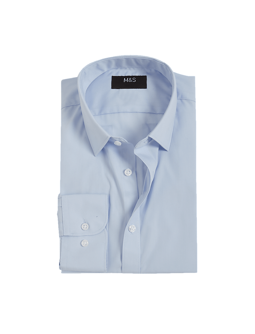 Regular Fit Easy Iron Cotton Blend Shirt