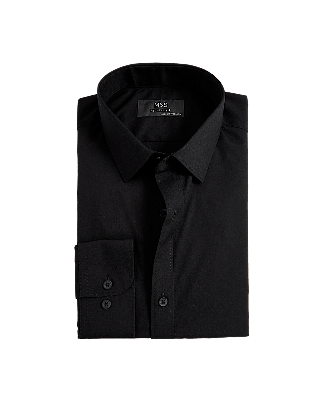 Regular Fit Easy Iron Cotton Blend Shirt