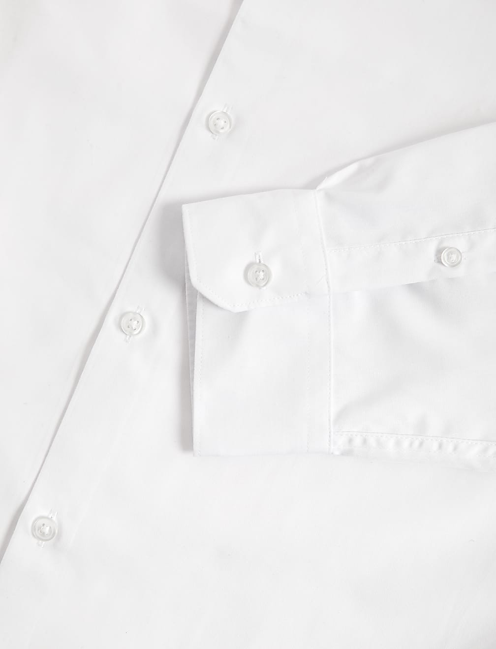 Regular Fit Easy Iron Cotton Blend Shirt