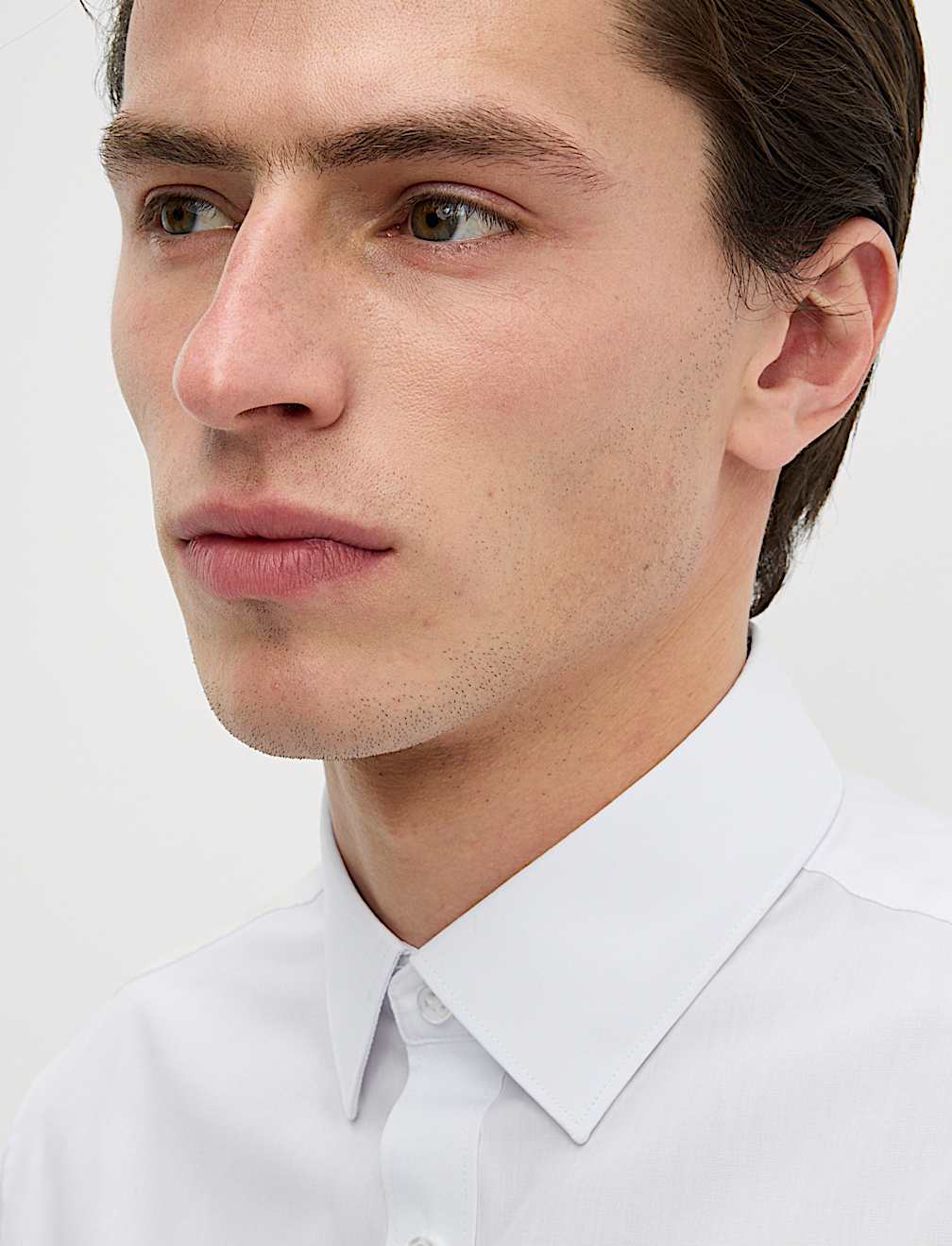Regular Fit Easy Iron Cotton Blend Shirt