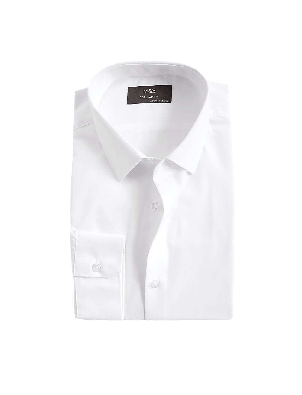 Regular Fit Easy Iron Cotton Blend Shirt