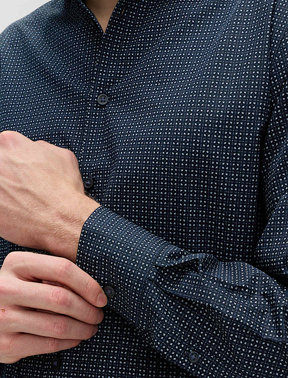 Regular Fit Easy Iron Cotton Blend Shirt