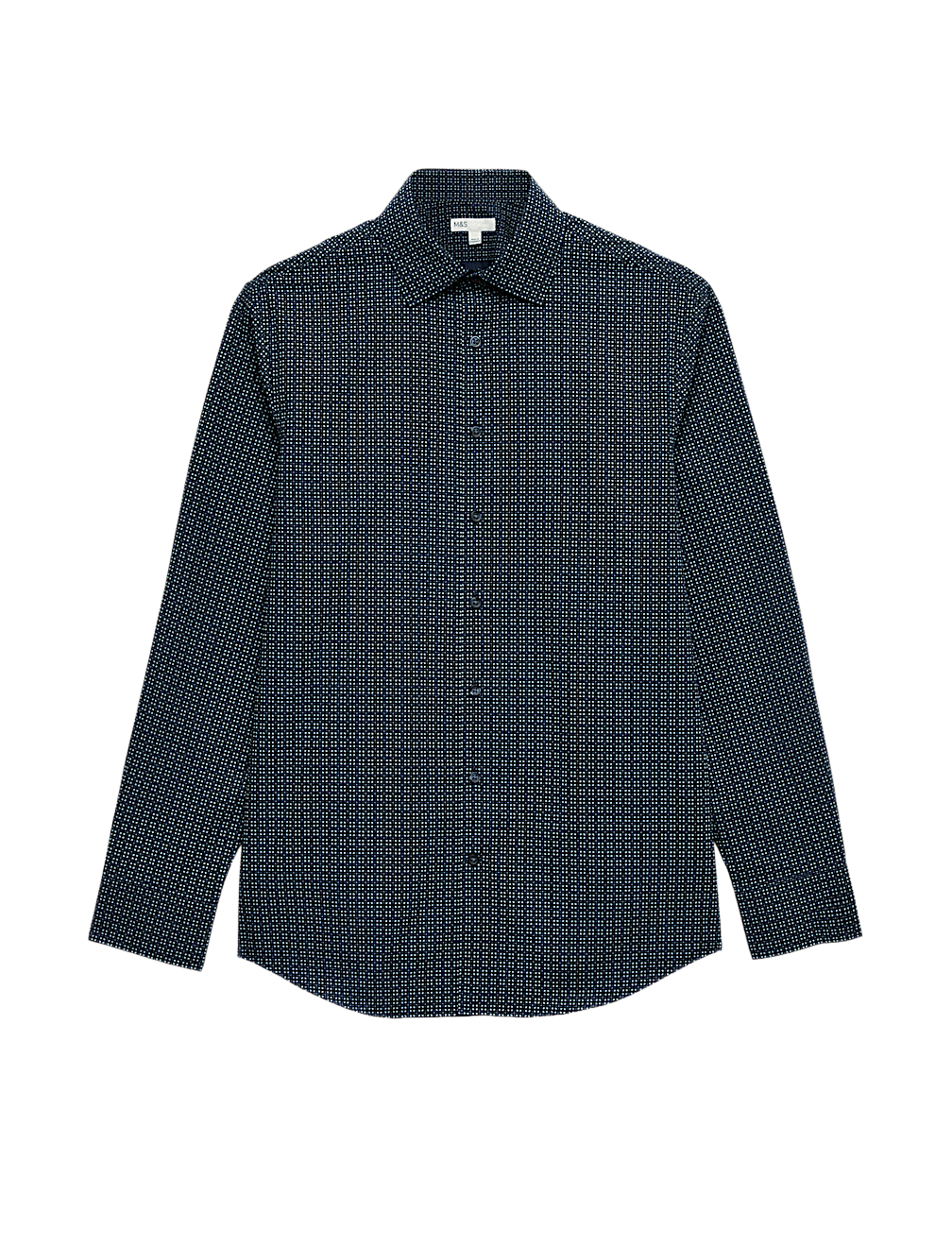 Regular Fit Easy Iron Cotton Blend Shirt