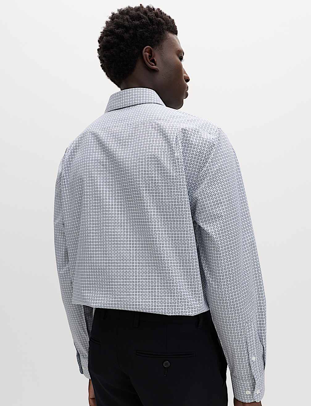 Regular Fit Easy Iron Cotton Blend Shirt