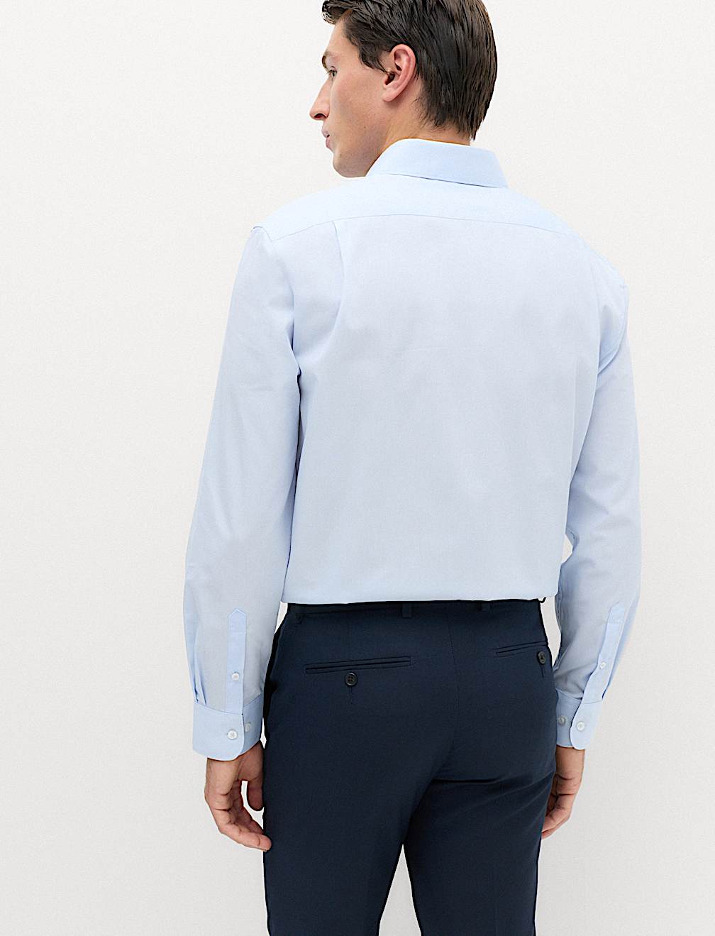 Regular Fit Easy Iron Cotton Blend Shirt
