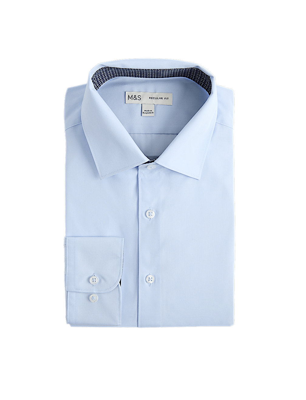Regular Fit Easy Iron Cotton Blend Shirt