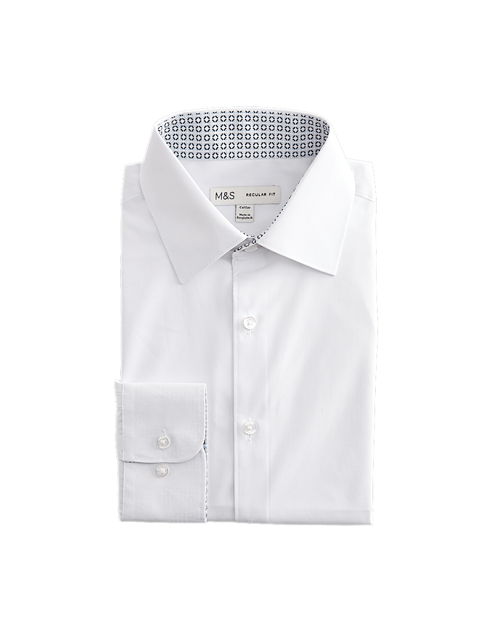 Regular Fit Easy Iron Cotton Blend Shirt